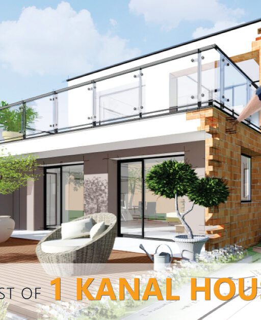 Construction cost of 1 Kanal House in Pakistan
