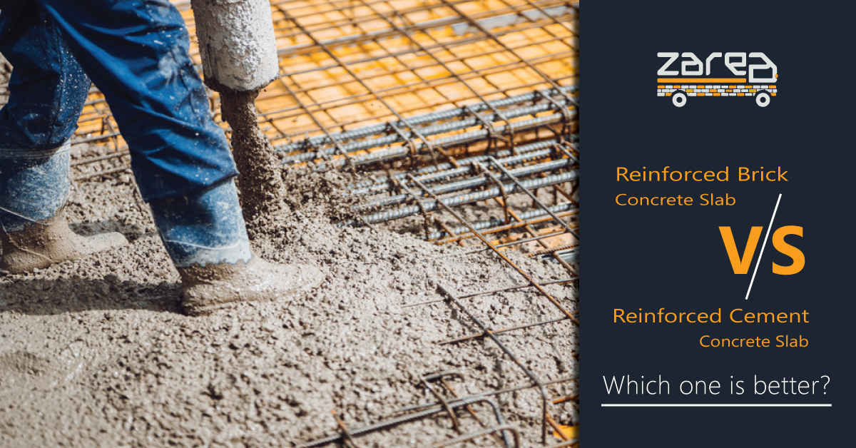 Reinforced Brick Concrete Slab vs. Reinforced Cement Concrete Slab Which one is better