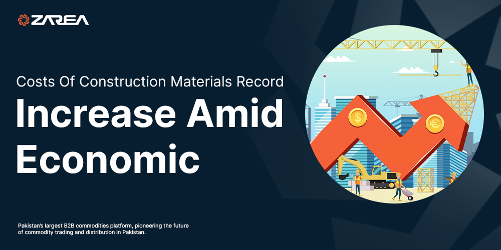 The main reason for the increase in the cost of construction material cost is the depreciation of the Pakistani rupee against the US dollar.