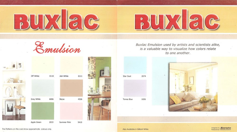 Buxly Buxlac Emulsion Special Edition 3.64 Liters (Gallon size)