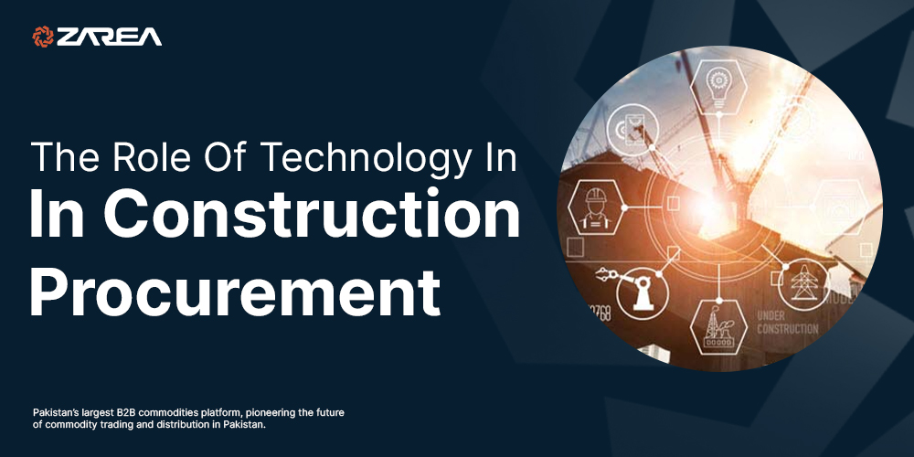 Technology in construction enhances efficiency, transparency, collaboration, and decision-making throughout the procurement process.