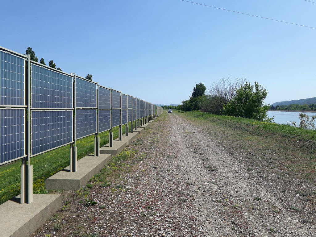 Bifacial technology enables the solar panels to capture the sunlight from the front and the back simultaneously. 