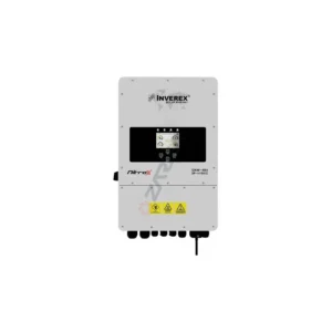 The Inverex Nitrox 12KW Three Phase Hybrid Inverter is a powerful and smart energy solution designed for large residential setups, commercial facilities, and industrial solar systems. With its hybrid functionality, it supports solar panels, batteries, and grid input—ensuring uninterrupted and optimized energy flow. Built with advanced MPPT technology, high load capacity, and compatibility with both lithium and lead-acid batteries, this inverter delivers maximum efficiency and flexibility for three-phase applications.