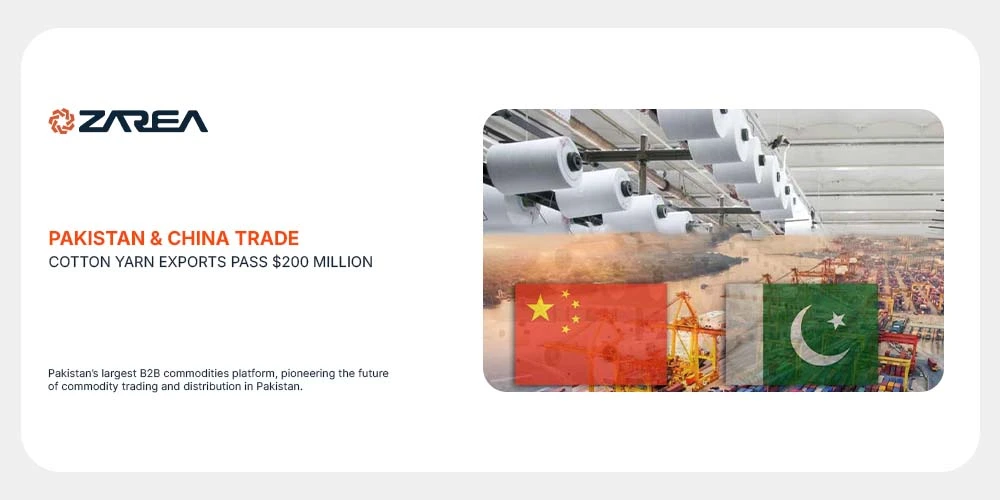 Pakistan China Trade, Cotton Yarn Exports Pass $200 Million