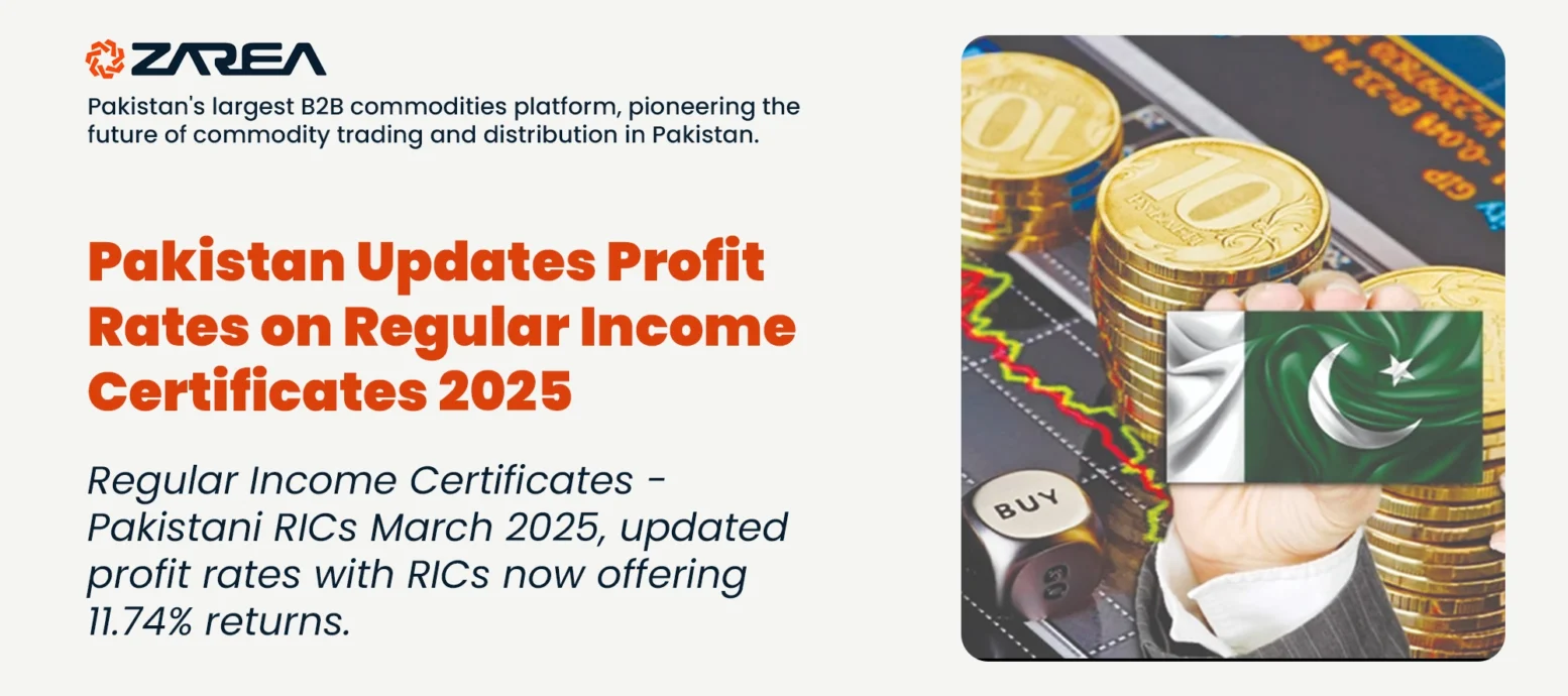 Regular Income Certificates - Pakistani RICs March 2025, updated profit rates with RICs now offering 11.74% returns.