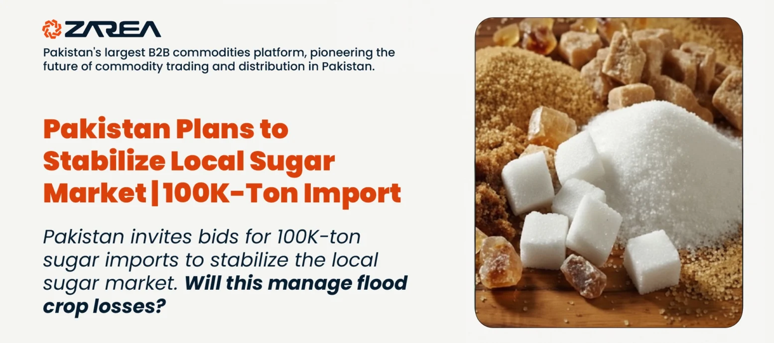 Pakistan invites bids for 100K-ton sugar imports to stabilize the local sugar market. Will this manage flood crop losses?