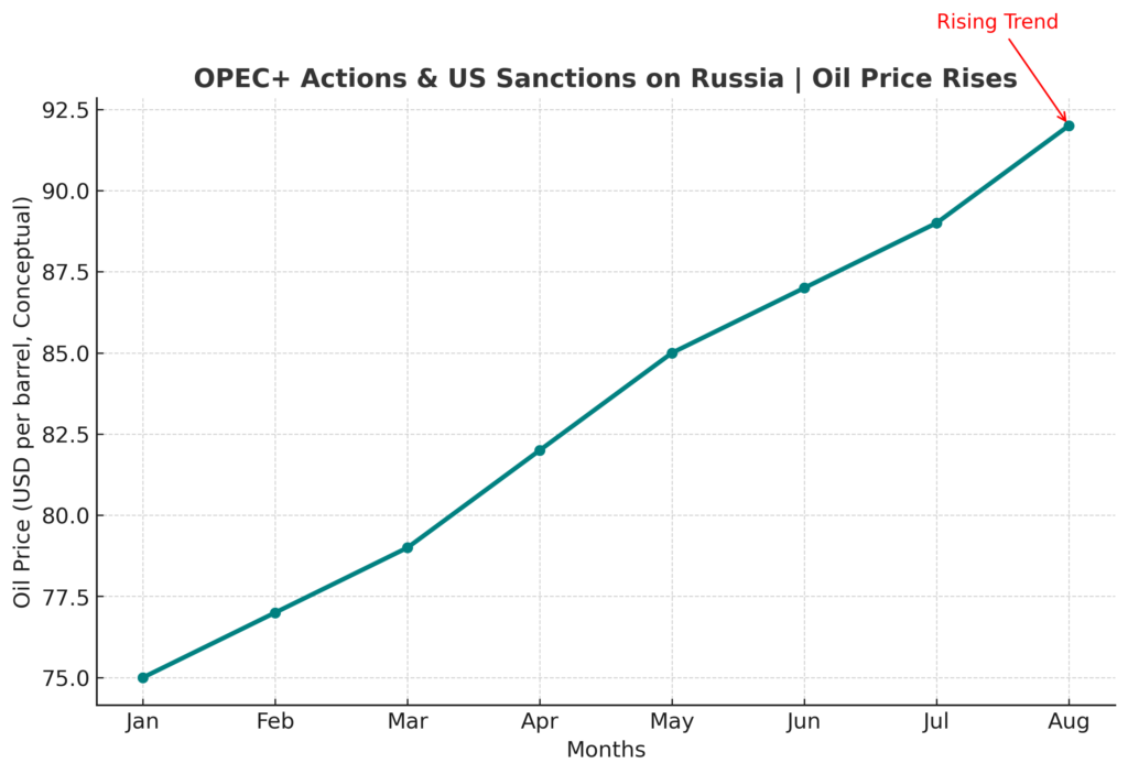 The amid prolonging Ukraine conflict is the main cause of the crude uplift.