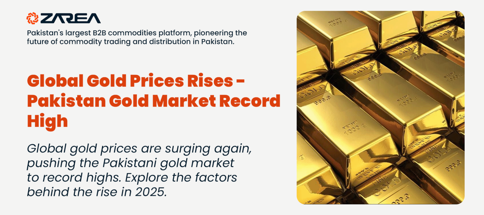 Global gold prices are surging again, pushing the Pakistani gold market to record highs. Explore the factors behind the rise in 2025.